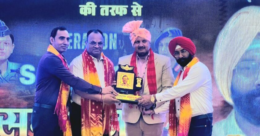 Internationally Acclaimed Artist Roop Chand Honoured with ‘Operation Sindoor Samman 2025’