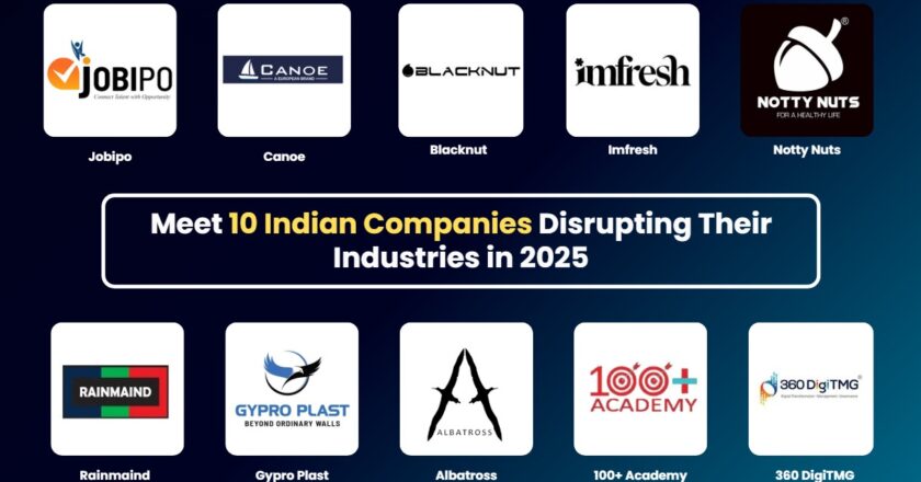 Meet 10 Indian Companies Disrupting Their Industries in 2025
