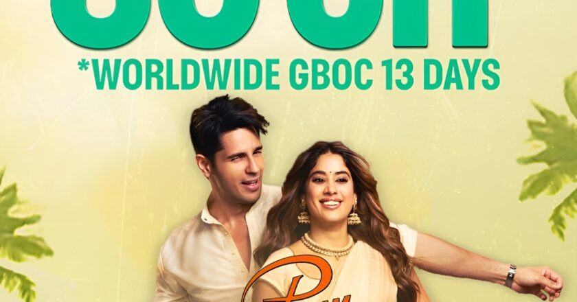 A love that’s breaking all barriers! ‘Param Sundari’ storms with ₹80 CR Worldwide Gross at the Box Office!