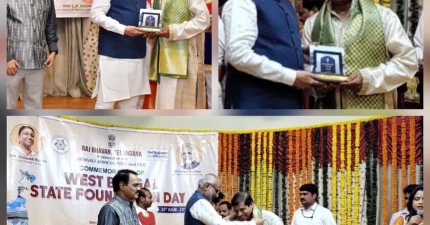 Abhijeeth Bhattacharjee,Ace Social Worker paid a glowing tribute to the newly elected Vice President of India, Shri C.P. Radhakrishnan.