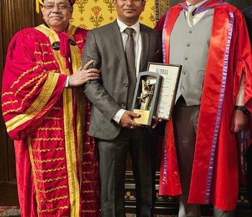 Sachin Rai and SRIT Honoured at UK Parliament with Entrepreneurship Award for Innovation in Laptop Rental and Digital Access