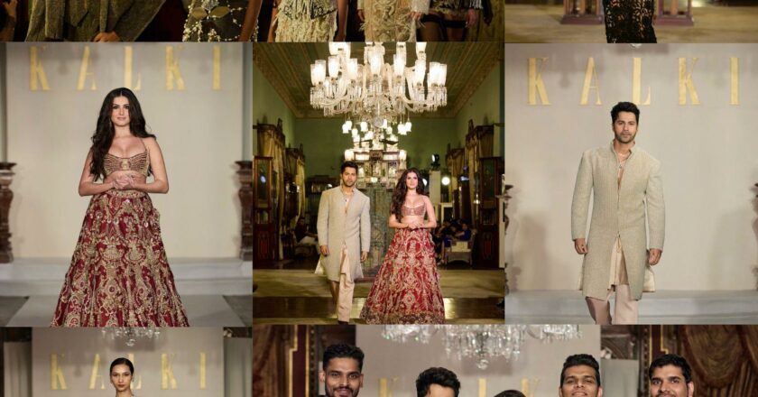 Varun Dhawan & Tara Sutaria Shine as Showstoppers at KALKI’s Couture Debut at Taj Falaknuma Palace , a Modern Palace of Royal Legacy