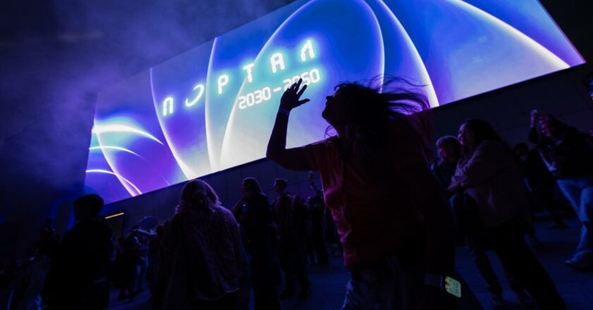 Portal 2030–2050 in Moscow: Electronic Music Stars, Light Shows Until Dawn and a 14-Meter Cosmonaut