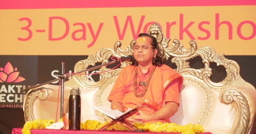 Acharya Vasudev Ji’s Shiva Tattva Katha & Dev Foundation’s Sharanagathi Program Illuminate Bengaluru on Auspicious Pournami