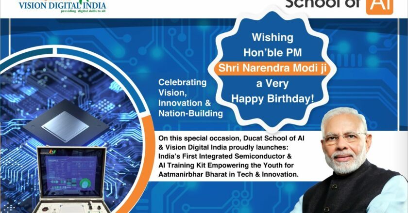 “India’s First AI & Semiconductor Training Kit Launched by Vision Digital India: AI MODI Machine – Machine of Digital India, A Tribute to Visionary PM Narendra Modi”