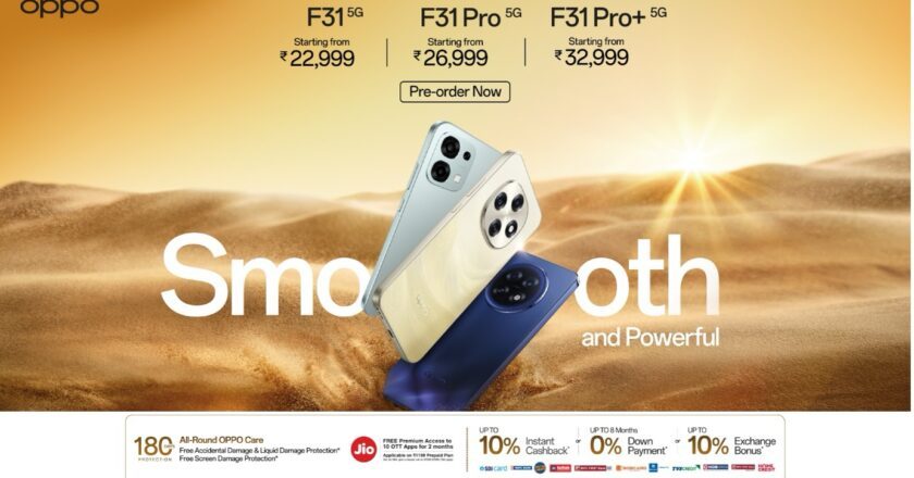OPPO India launches F31 5G Series: The Best Smartphone for Durability with Smooth and powerful performance