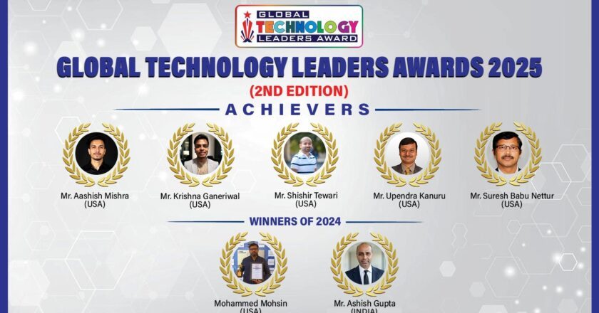 Bizox Media Network organized “Global Technology Leaders Awards 2025” (2nd Edition) felicitated Awards to Individuals from INDIA, USA & UAE