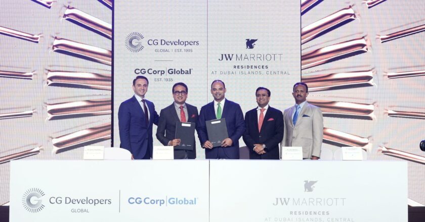 CG Developers Global announces signing with Marriott International and the launch of the first JW Marriott Residence in Dubai