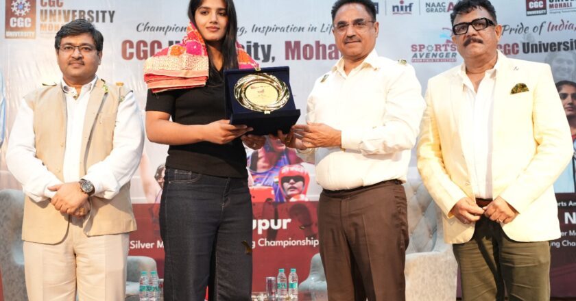 CGC UNIVERSITY, MOHALI OFFICIALLY LAUNCHES BOXING CHAMPION NUPUR AS ITS BRAND AMBASSADOR