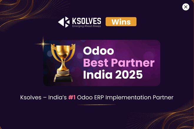 Ksolves India Limited Earned the Prestigious “Odoo Best Partner India 2025” Title