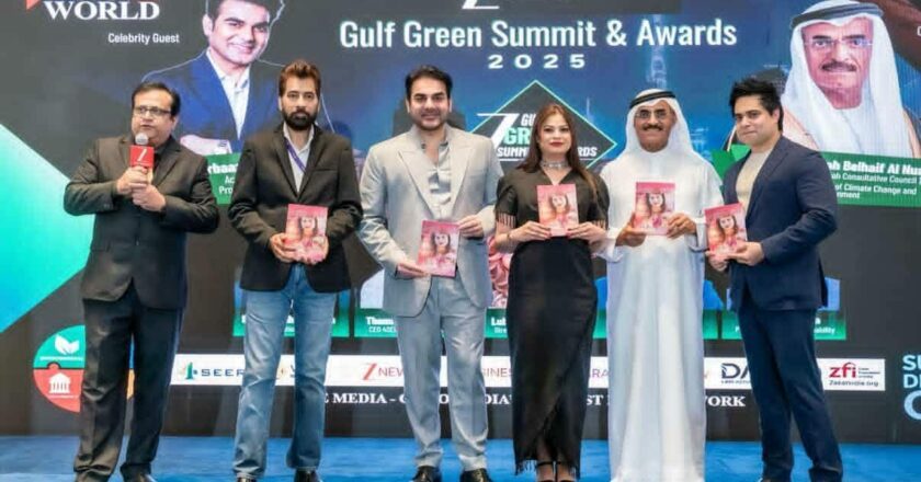 Ayesha Zaki Shines at Zee Gulf Green Summit 2025 with Film & Book Launch