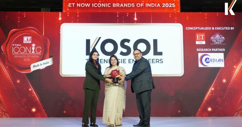 Kosol Energie Honoured as ‘Iconic Brand of India 2025’ by The Economic Times