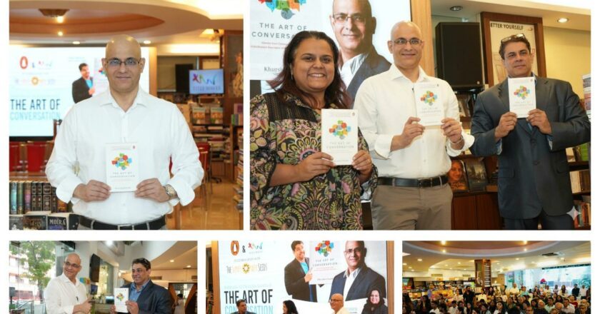 Khurshed Dordi launches The Art of Conversation, published by Penguin Random House India in partnership with The Sunflower Seeds