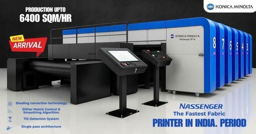 Konica Minolta Nassenger Redefines India’s Textile Industry with the Country’s Fastest & Best Digital Textile Printer