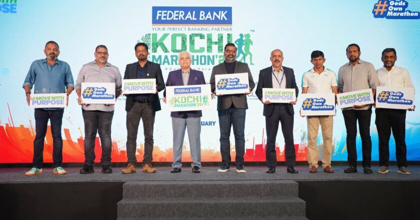 Fourth Federal Bank Kochi Marathon with the Theme ‘Move with Purpose’; Grand Launch Inspires Runners