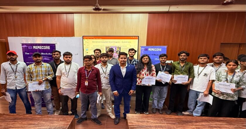 MemeCore Boosts Student Engagement with Blockchain Workshop at GN Group of Institutes Greater Noida