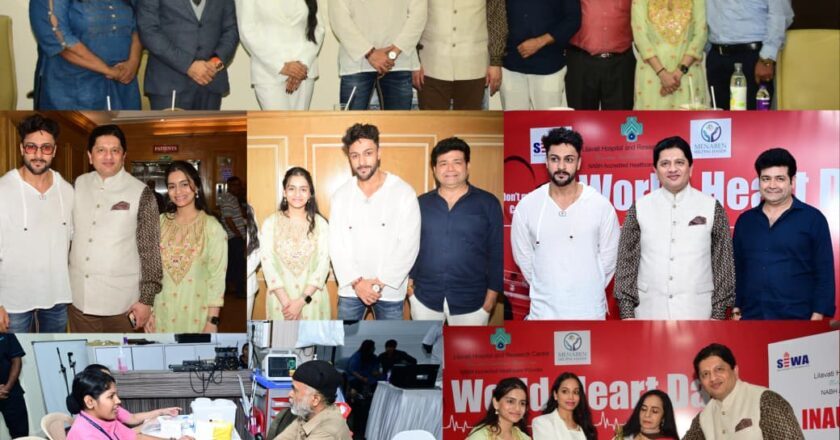 Rajiv Mehta, Shaleen Bhanot, Sujata Mehta, Pooja Mehta, Pia Roy, Heital Puniwala at Lilavati Hospital free Heart Camp