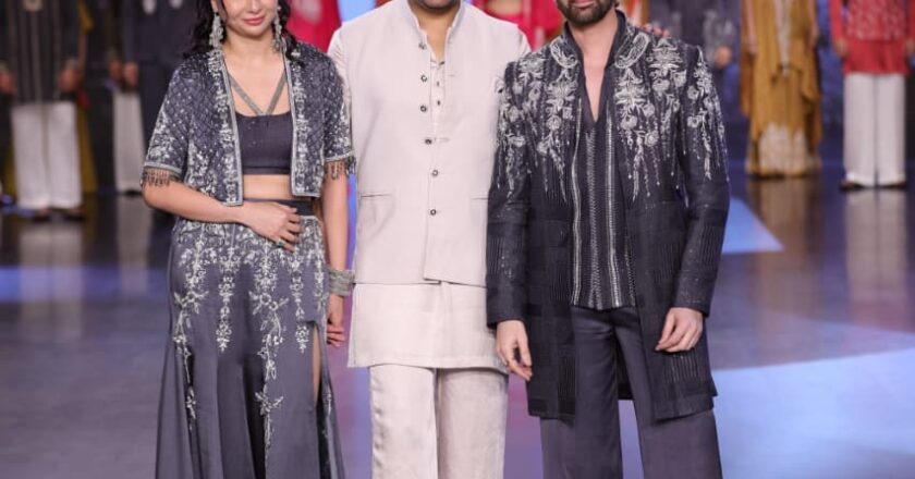 Neil Nitin Mukesh Walks as Showstopper for Designer Kshitij Choudhary’s New Couture Collection “Antarrang”