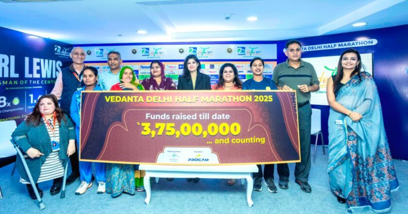 60+NGOs, 15 Corporates, and citizens join forces to raise ₹3.75 crores at the Vedanta Delhi Half Marathon 2025