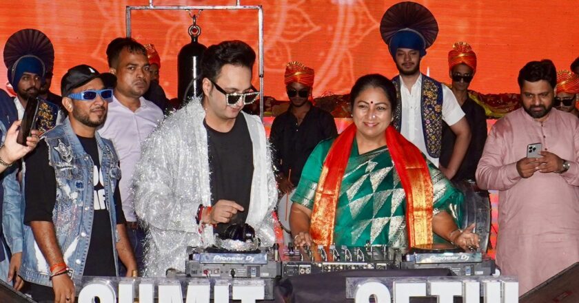 Delhi’s festive spirit found its pulse in two massive Dandiya nights, both powered by DJ Sumit Sethi’s firebrand performances.