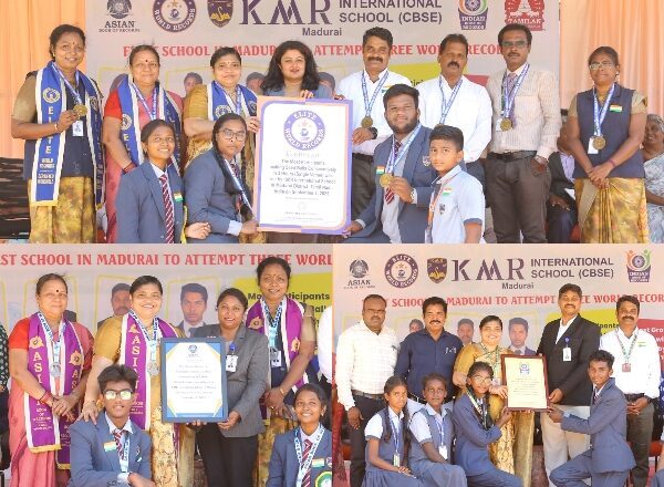 Madurai’s KMR International School Creates History with Three Consecutive Elite World Records