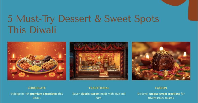 5 Must-Try Dessert & Sweet Spots This Diwali In Delhi NCR – 2025