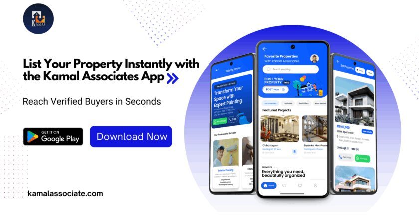 List Your Property Instantly with the Kamal Associates App – Reach Verified Buyers in Seconds