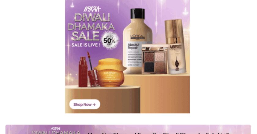 Nykaa Unveils the Diwali Dhamaka Sale!