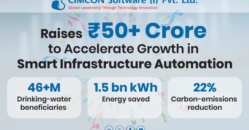 CIMCON Software (India) Pvt. Ltd. Raises ₹50+ Crore to Accelerate Growth in Smart Infrastructure Automation