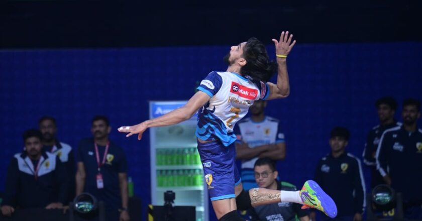 PVL 2025 Season 4 (Match 30): Kochi Blue Spikers dominate Kerala derby with a commanding 3–1 win over Calicut Heroes