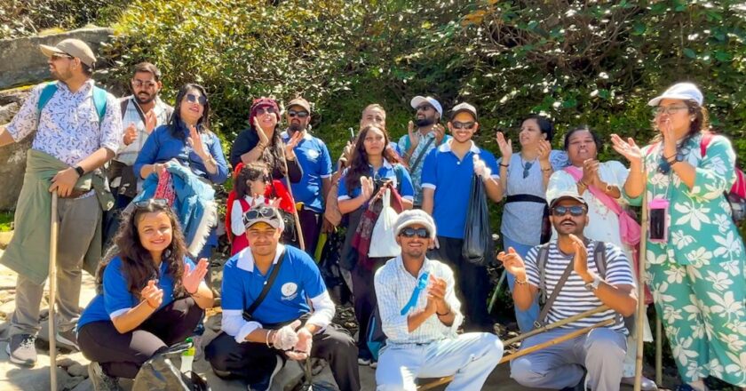Go4Explore Team conducts Clean-Up Drive at Chopta Tungnath, sets example for Responsible Travel – Corporate Offsite with a Cause