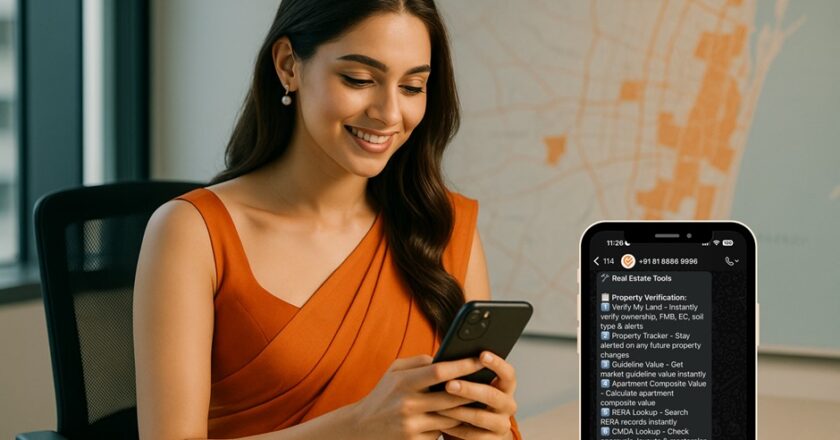TAMIL NADU LAUNCHES NEW WHATSAPP LAND INFO SERVICE