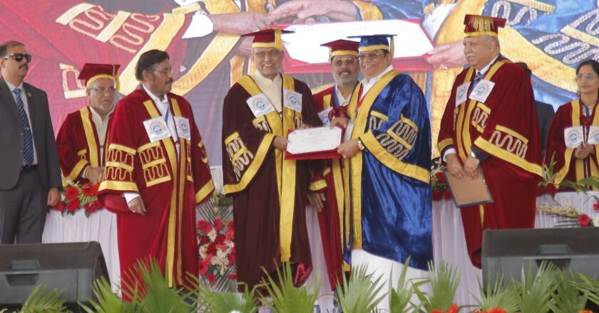 Vice President of India Calls for Nation-Building Through Education at SRM University Haryana’s 3rd Convocation