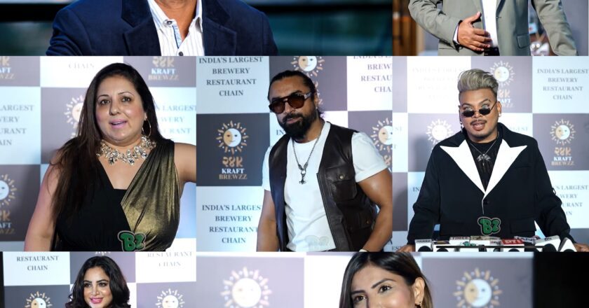 24K Kraft Brewzz Debuts With a Glamorous Launch Featuring Sana Sultan, Munisha Khatwani, Aliya Hamidi, Ajaz Khan & Eshan Masih.