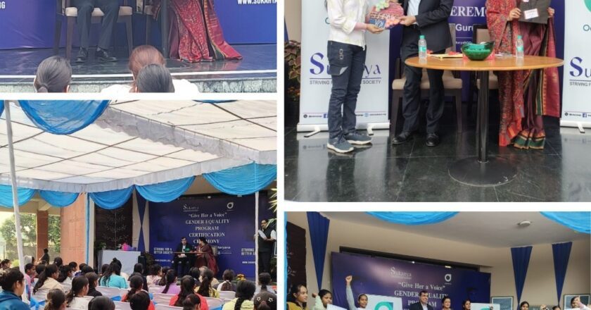 Sukarya Empowers Adolescent Girls Through Gender Equality Program Supported by OakNorth Certification Ceremony Held on 13 November 2025 in Gurugram