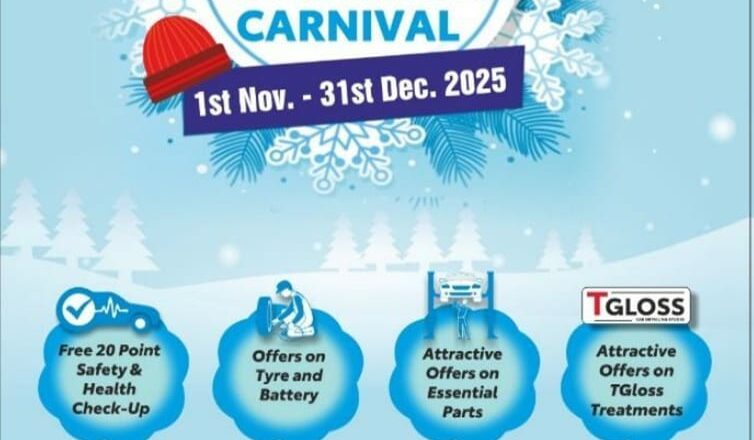 Toyota Kirloskar Motor Announces the ‘Winter Carnival” Service Campaign Across All Dealerships in North India