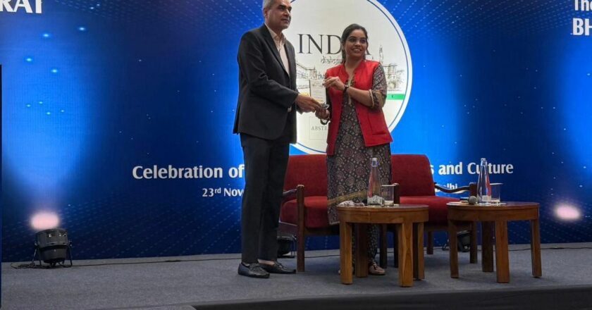 Kavan Kislaya Honored at India Dialogue Conclave 2025 for Literary Excellence