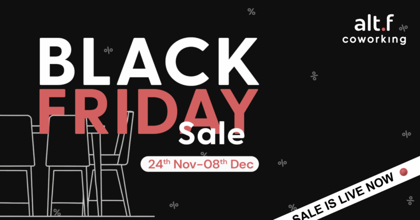 alt.f coworking Launches Exclusive Black Friday 2025 Sale Across Noida, Gurgaon, and Virtual Offices