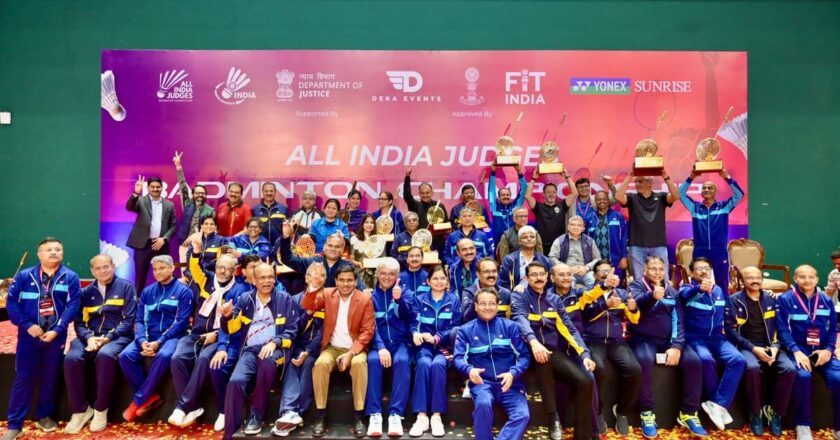 Historic First All India Judges Badminton Championship Concludes Successfully