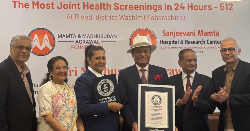 Pain-Free Maharashtra Sets GUINNESS WORLD RECORDS ™ title for most joint health screenings in 24 hours