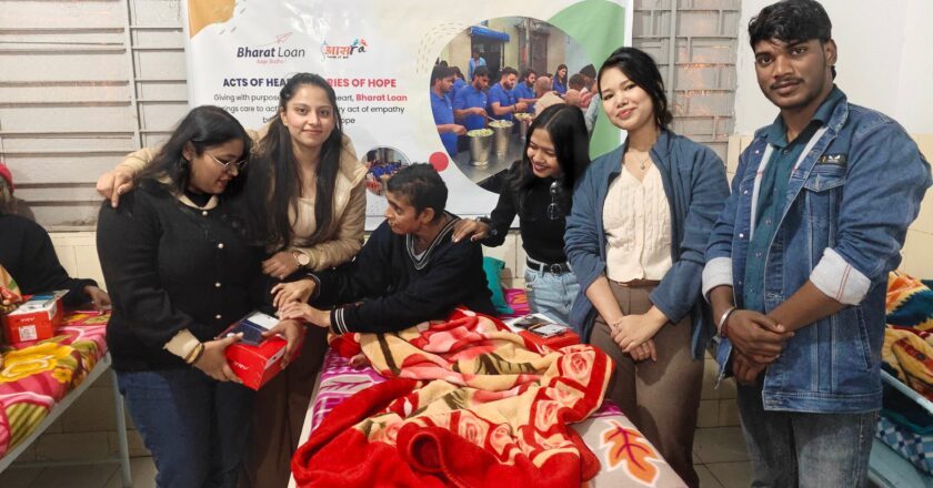 BharatLoan Spreads Warmth and Wellness at Apna Ghar Ashram Through Clothing Drive, Yoga Session, and Fruit Distribution