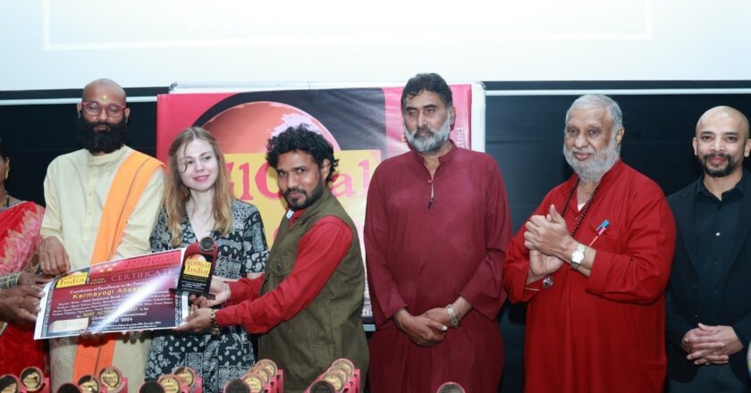 Karmayogi Abasaheb Shines Globally: Altaf Dadasaheb Shaikh Honoured at the Global India International Awards