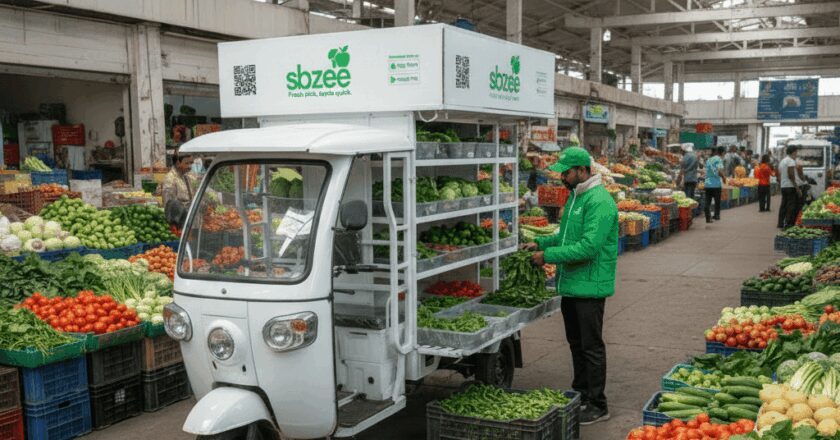 Farm-Fresh Goes Electric: Sbzee Launches EV Carts in Delhi NCR