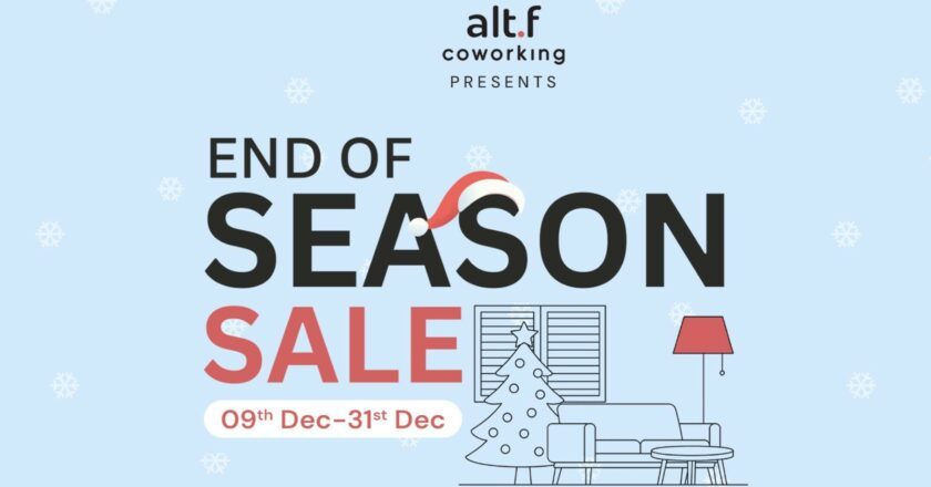 alt.f coworking Announces The Biggest End Of Season Sale 2025 Across Gurgaon, Noida And Virtual Office Space Plans
