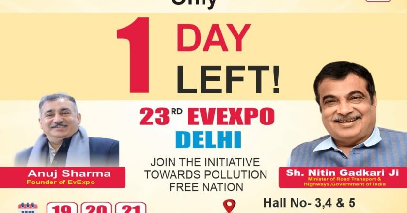 Only 1 Day Left: 23rd EVEXPO Delhi 2025 Opens Tomorrow for All!