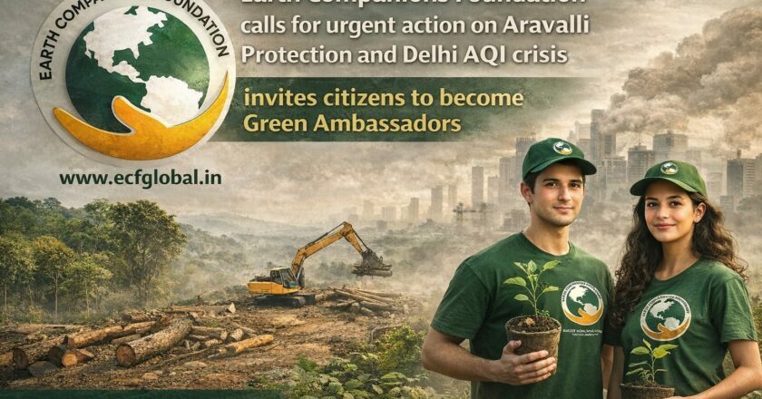 Earth Companions Foundation Calls for Urgent Action on Aravalli Protection and Delhi AQI Crisis, Invites Citizens to Become Green Ambassador