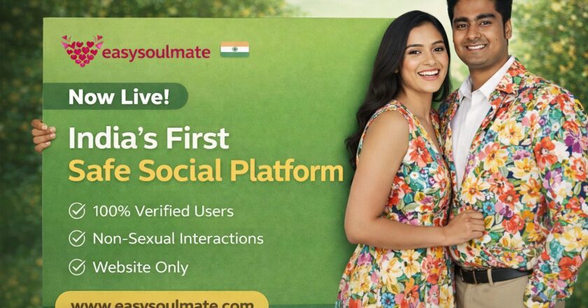 EasySoulmate Launches India’s First Safe Social Companionship Platform for Activity-Based Public Meetups