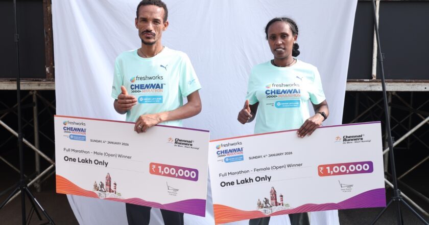 Ethiopian’s Tsegaye Molla and Senait Kefelegn Lesharge win at Freshworks Chennai Marathon 2026 powered by Ashok Leyland