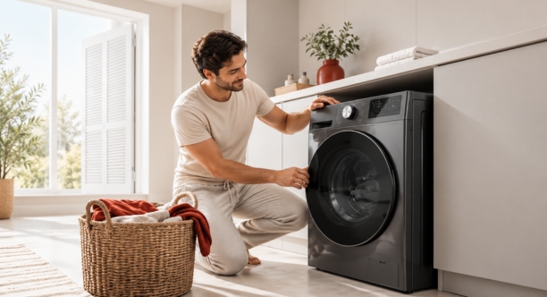 front load washing